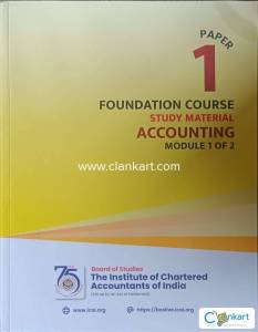 Icai ca foundation study material