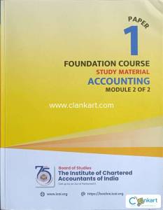 Icai ca foundation study material