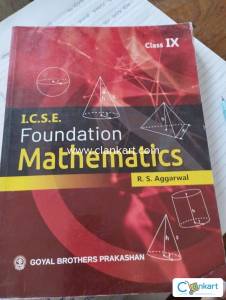 Icse Foundation mathematics for class 9