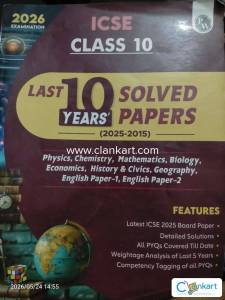 Icse class10th solved paper's