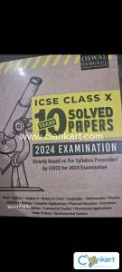 Icse class X, 10 year solved papers for boards