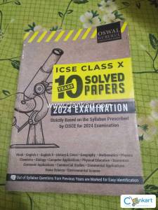 Icse class X 10 years solved