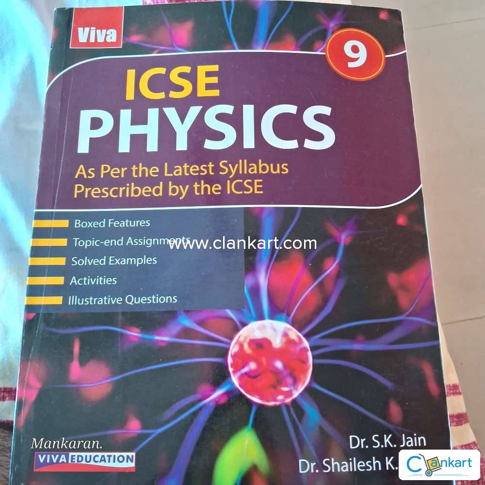 Buy viva icse physics class 9 2020 edn as per the latest syllabus