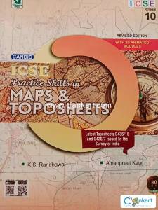 Icse practice skills in maps and toposheets