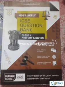 Icse question bank history and civics