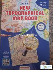 Icse topography map book for class 9 and 10