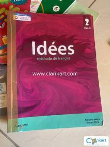 Idees french textbook Original price- 580 selling price-300