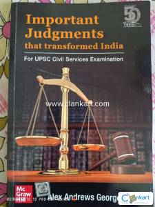 Important Judgement Book for IAS