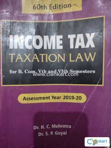 Income tax book for commerce 2020
