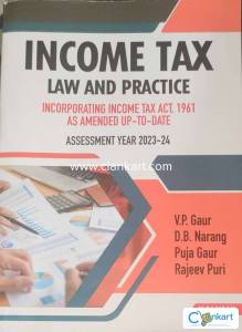 Income tax law and practice for assessment year 2023-24