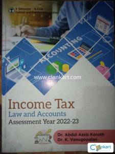 Income tax laws and accounts