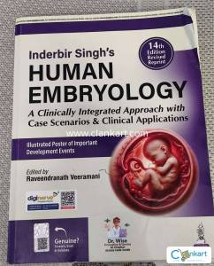 Inderbir Singh's Human Embryology 14th edition