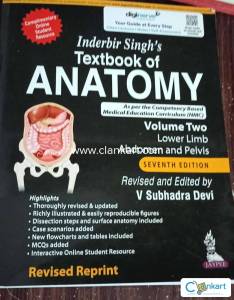 Inderbir Singh's text book of anatomy se lower limb & abd