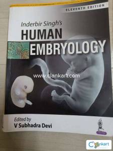 Inderbir Singh's textbook of Human Embryology