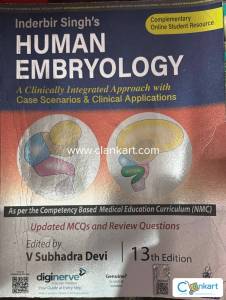Inderbir Singhs Embryology edition 13 (NEW)