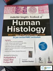 Inderbir Singhs textbook of human histology edition 9