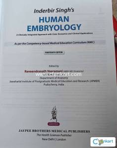 Inderbir human embryology mbbs
