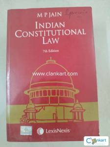 Indian Constitutional law by M P Jain