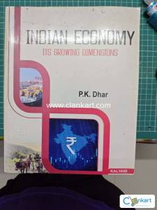 Indian Economy PK Dhar for Class 12