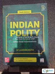 Indian Polity 6th Edition M Lakmikanth Brand New Book