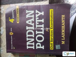 Indian Polity Civil services examination good condition book