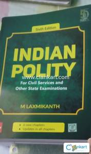 Indian Polity - M Laxmikanth (excellent condition)