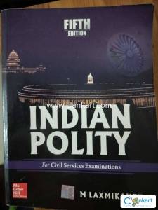 Indian Polity by Laxmikanth in excellent condition