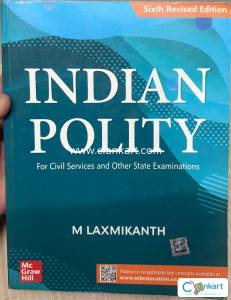 Indian Polity by M Laxmikanth for Civils Preparation & other exams