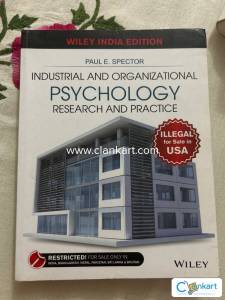 Industrial and Organizational Psychology