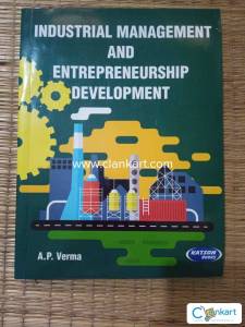 Industrial management and entrepreneurship development