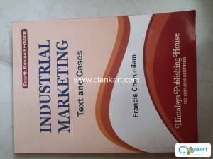 Industrial marketing (text and cases) 4th edition