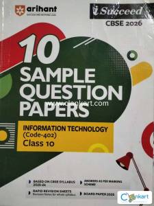 Information Technology Sample Paper (Code-402) Class 10