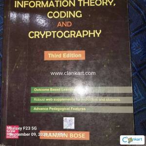 Information Theory coding and cryptography by