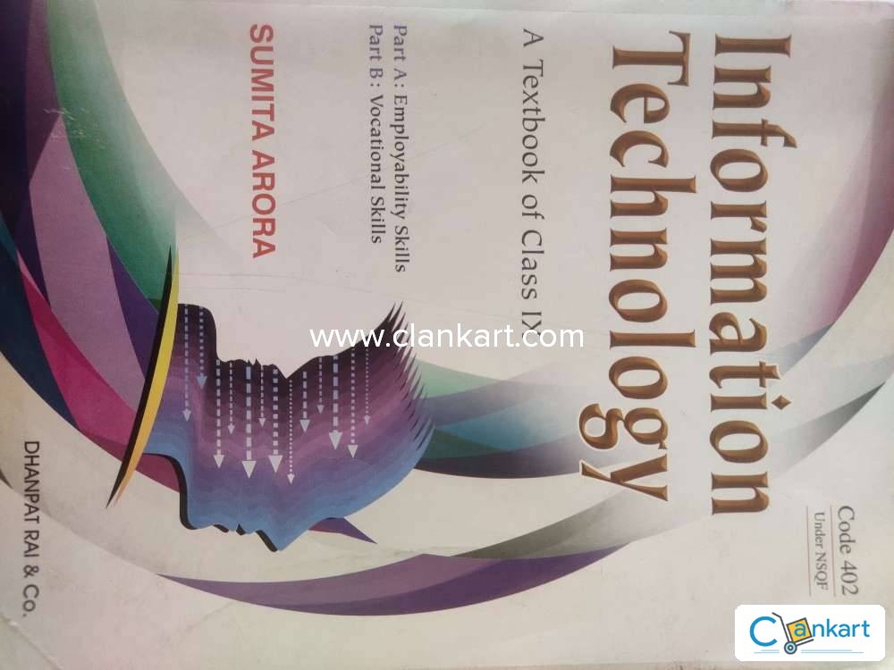 Buy information technology sumita arora class 9th code 402 book in