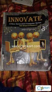 Innovate computer book for Class 8 only cover damage