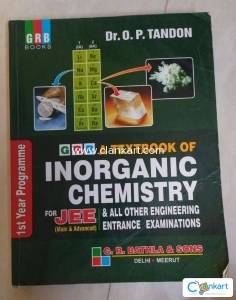 Inorganic Chemistry for JEE Mains & Advanced 1st year TB
