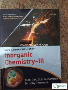 Inorganic chemistry-3(core course chemistry 5th sem)