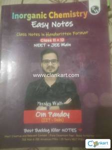 Inorganic chemistry easy notes by om pandey (class 11&12)