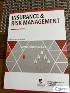 Insurance and risk management by NMIMS. New and unused