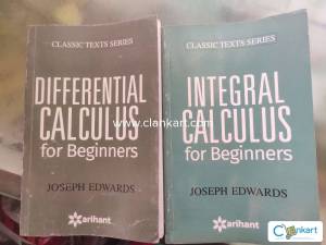 Integral and Differential Calculus by Joseph Edwards 2 books