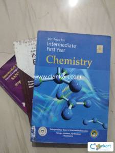 Inter class 11 Chemistry text book +English+Sanskrit
