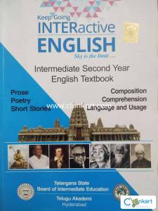 Telugu Akademi English Textbook intermediate 2nd year