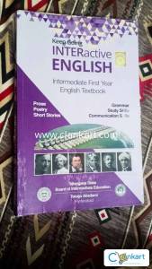 Intermediate First year ssc english text book