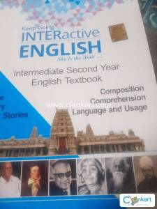 Intermediate second year english textbook