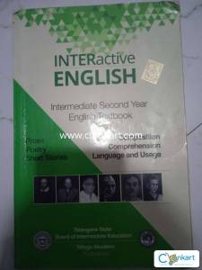 Intermediate second year english textbook