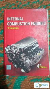 Internal Combustion Engines  Author(s) Ganesan 4th Edition