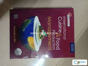 International cuisine & food production management