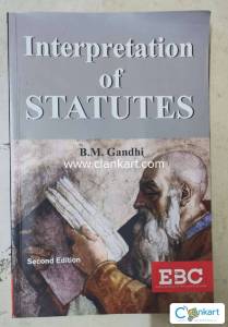 Interpretation of Statutes by B.M. Gandhi