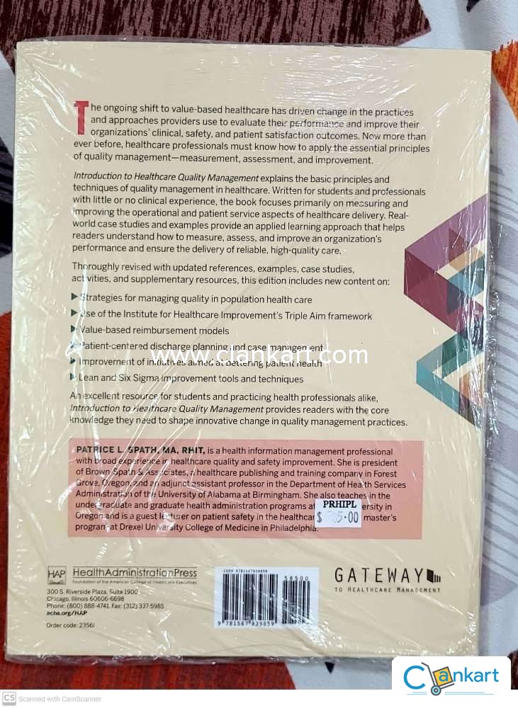 APPLYING QUALITY MANAGEMENT IN HEALTHCARE THIRD EDITION visual data 8