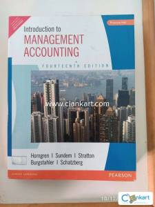 Introduction to Management Accounting, Pearson